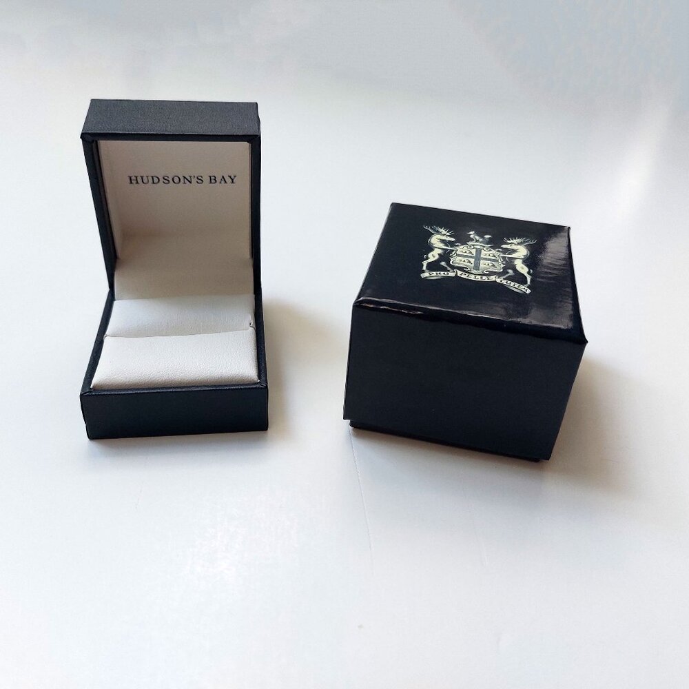 HBC The Bay Hudson's Bay Ring Gift Box Jewelry Jewellery